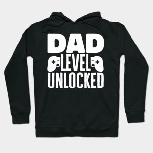 Mens  Dad Level Unlocked Father's Day Gamer Dad Hoodie